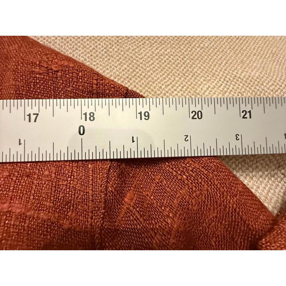 Rust Orange Single Button Blazer Jacket - image 4